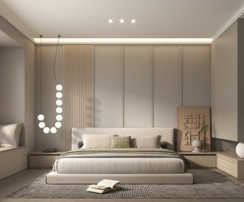 Wabi-sabi Style Bedroom-ID:182746899