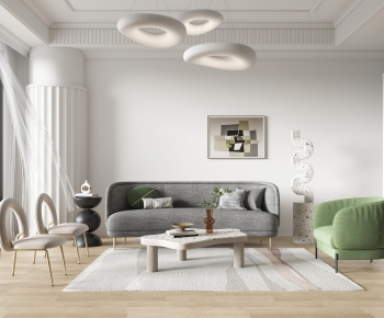 Nordic Style A Living Room-ID:615087997