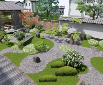 Japanese Style Courtyard/landscape-ID:493124967