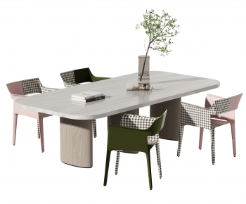 Modern Dining Table And Chairs-ID:528253089