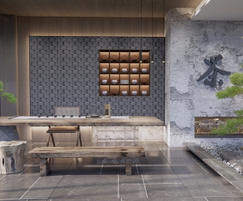 New Chinese Style Tea House-ID:300622948