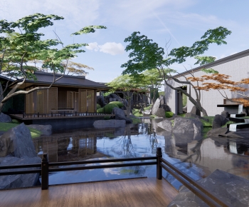 New Chinese Style Courtyard/landscape-ID:186925895