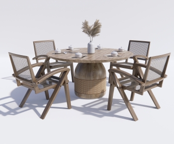 Modern Wabi-sabi Style Outdoor Tables And Chairs-ID:954926017