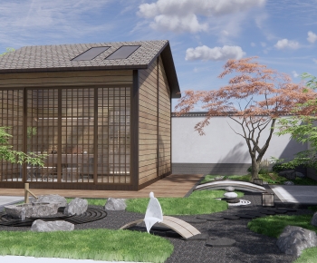 Japanese Style Courtyard/landscape-ID:750878102