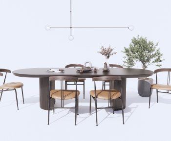 Modern Dining Table And Chairs-ID:679578072