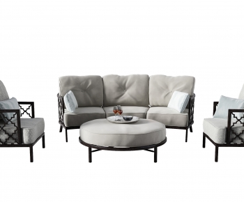 Wabi-sabi Style Sofa Combination-ID:132046941
