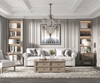 American Style A Living Room-ID:808218962