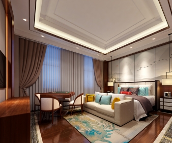New Chinese Style Guest Room-ID:916224008