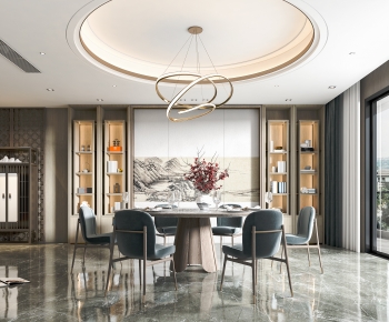 New Chinese Style Dining Room-ID:603326085