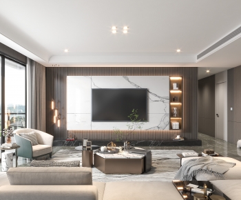 Modern A Living Room-ID:953872922