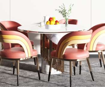 Modern Dining Table And Chairs-ID:615979916