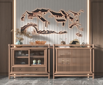 New Chinese Style Sideboard-ID:509655004