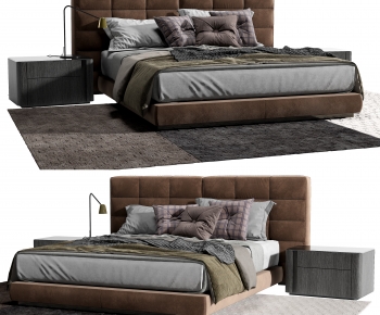 Modern Double Bed-ID:186505083