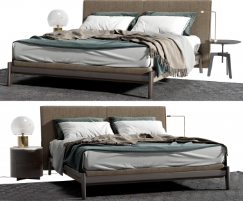 Modern Double Bed-ID:792376046