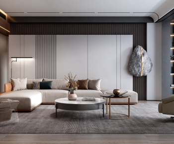 Modern A Living Room-ID:421494963