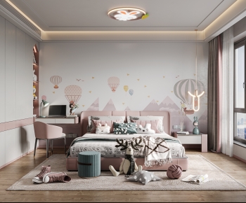 Modern Girl's Room Daughter's Room-ID:385310895