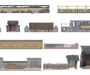 Chinese Style New Chinese Style Building Component-ID:537940989