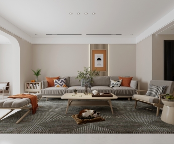 Japanese Style A Living Room-ID:793206931