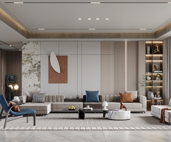 Modern A Living Room-ID:980638985