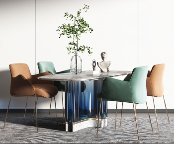 Modern Dining Table And Chairs-ID:431822067