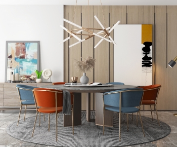 Modern Dining Table And Chairs-ID:981434118