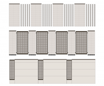 Modern Building Component-ID:348768951