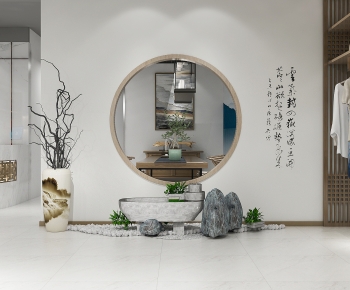 New Chinese Style Hallway-ID:533360966