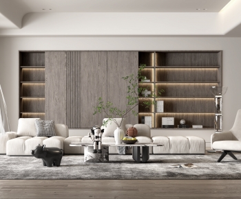 Modern A Living Room-ID:817224986