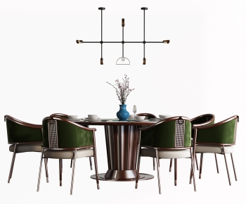 New Chinese Style Dining Table And Chairs-ID:958981048