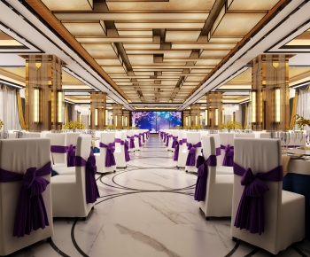 New Chinese Style Banquet Hall-ID:989415885
