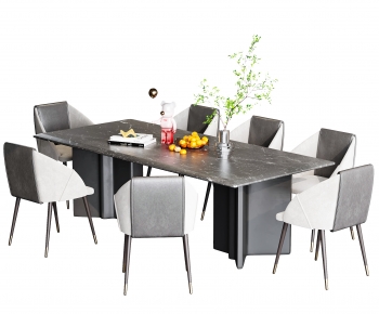 Modern Dining Table And Chairs-ID:103919037