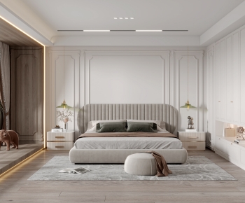 Simple European Style Bedroom-ID:103547108