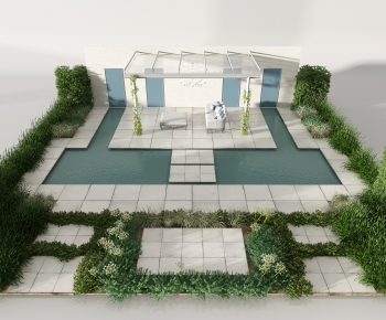 Modern Courtyard/landscape-ID:769994977