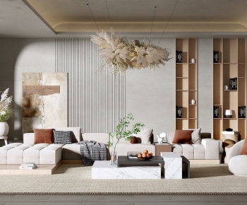 Wabi-sabi Style A Living Room-ID:144644986