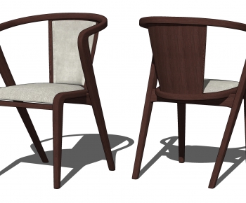 新中式餐椅 实木单椅-ID:270584119