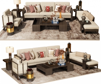 New Chinese Style Sofa Combination-ID:544265994
