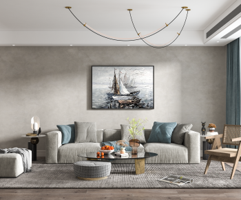 Wabi-sabi Style A Living Room-ID:407557017