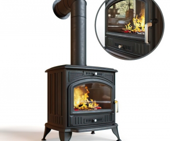 Industrial Style Fireplace-ID:297872075