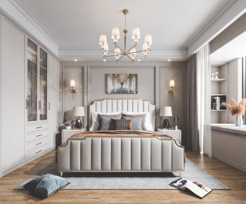American Style French Style Bedroom-ID:672173985