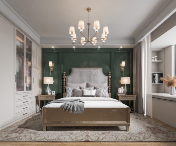 American Style French Style Bedroom-ID:475655087