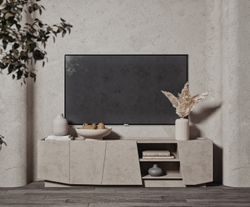 Wabi-sabi Style TV Cabinet-ID:103835111