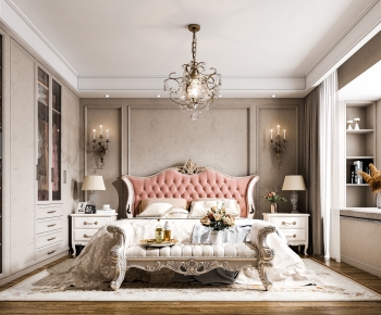 American Style French Style Bedroom-ID:266290908