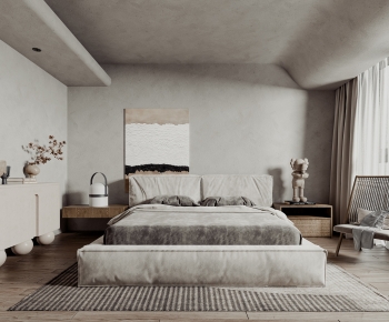 Wabi-sabi Style Bedroom-ID:487036941