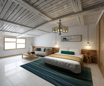 Modern New Chinese Style Guest Room-ID:926307924