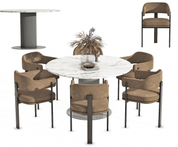 Modern Dining Table And Chairs-ID:215380911