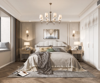 American Style French Style Bedroom-ID:660170086