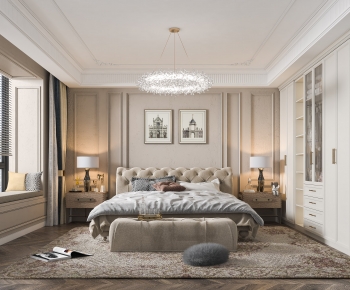 American Style French Style Bedroom-ID:910871982