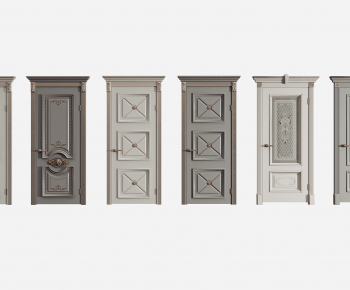 Simple European Style Single Door-ID:498821025
