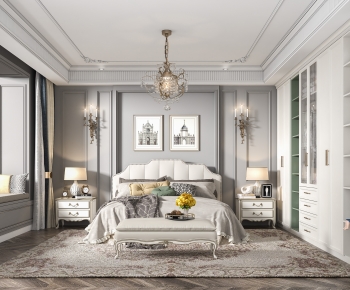 American Style French Style Bedroom-ID:431070097