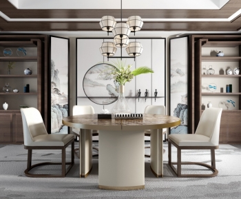 New Chinese Style Dining Room-ID:209872015
